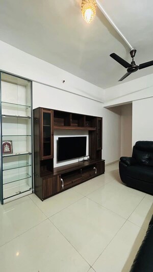 Living Room in 2 BHK Apartment at Vaishnavi Sahil Vighnesh, Wakad – for Rent