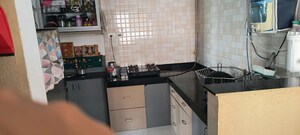 Kitchen in 2 BHK Apartment at Goel Ganga Amber, Tathawade – for Rent