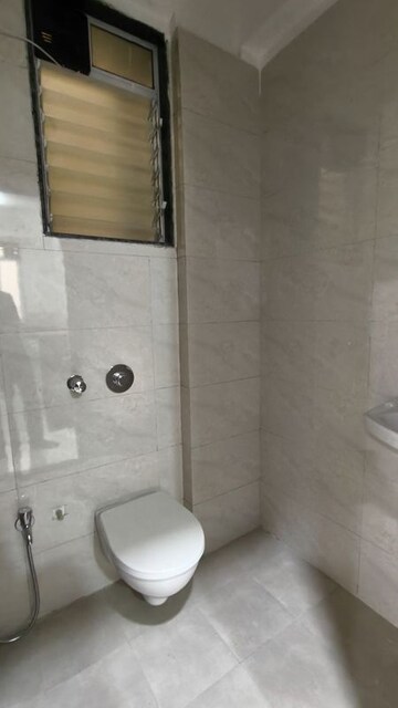 Bathroom in 1 BHK Apartment at DGS Sheetal Tapovan, Malad East – for Rent