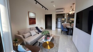 Living Room in 2 BHK Apartment at Chandak Highscape City, Chembur – for Sale