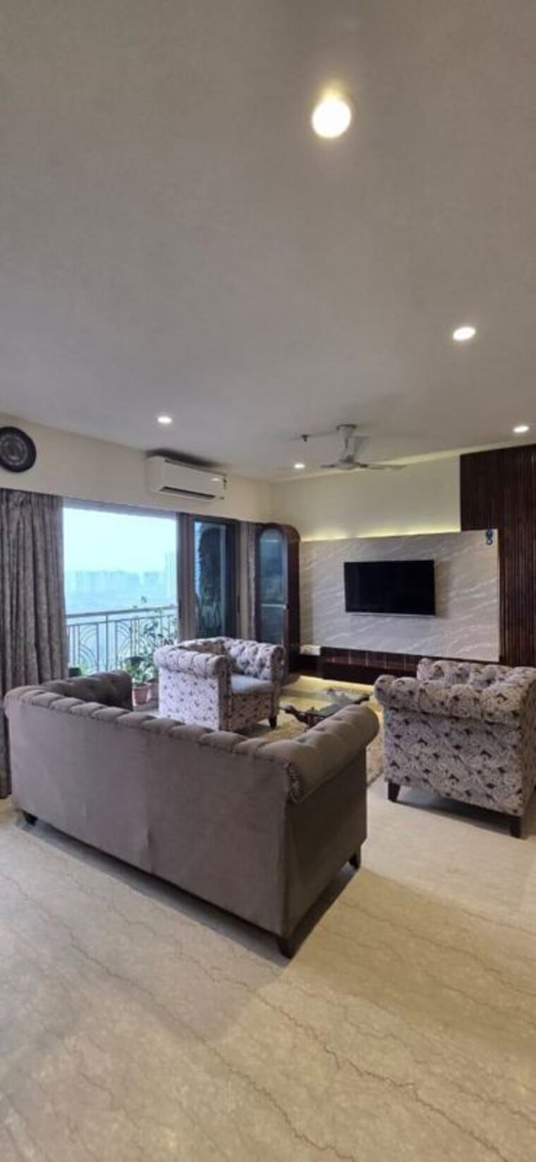 Living Room, supreme-elenor 5 Bedroom 2015 Sq.Ft. Apartment In Chembur Mumbai 10028433