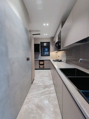 Kitchen in 4 BHK Builder Floor at Puri Aman Vilas, Sector 89 – for Sale