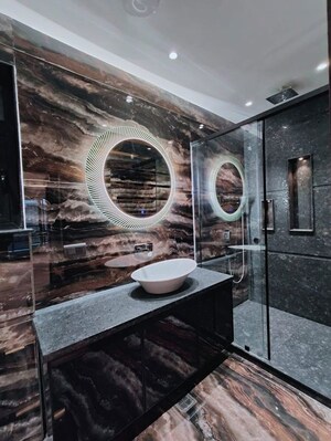 Attached Bathroom in 4 BHK Builder Floor at Puri Aman Vilas, Sector 89 – for Sale