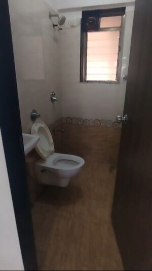 Bathroom in 1 BHK Apartment at Sethia Sea View, Goregaon West – for Rent