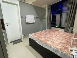Bedroom in 2 BHK Apartment at Rohan Ambar, Lower Parel – for Rent