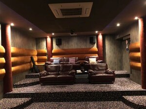 Tv Room in 4 BHK Villa at Hollywood Town, International Airport Road – for Sale