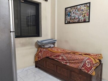 Bedroom in 1 BHK Apartment at Tulsi Pooja CHS, New Panvel East – for Rent