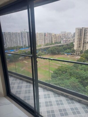 Balcony in 1 BHK Apartment at Chandak 34 Park Estate, Goregaon West – for Rent