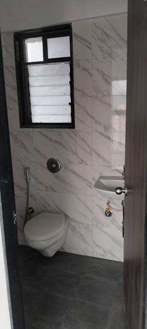 Bathroom in 2 BHK Apartment at Chandak 34 Park Estate, Goregaon West – for Rent