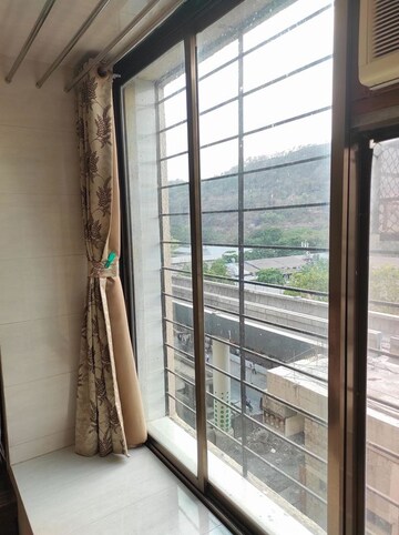 Balcony in 2 BHK Apartment at Raj Legacy I, Vikhroli West – for Rent