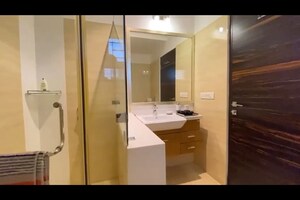 Bathroom in 5 BHK Villa at Hollywood Town, International Airport Road – for Rent