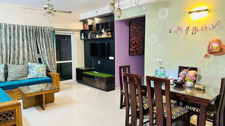 Living Room, godrej-infinity 3 Bedroom 1200 Sq.Ft. Apartment In Keshav Nagar Pune 10028718