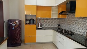 Kitchen in 3.5 BHK Apartment at Prestige Lakeside Habitat, Varthur – for Rent