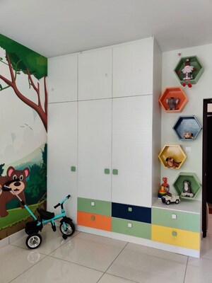 Team Area in 3.5 BHK Apartment at Prestige Lakeside Habitat, Varthur – for Rent