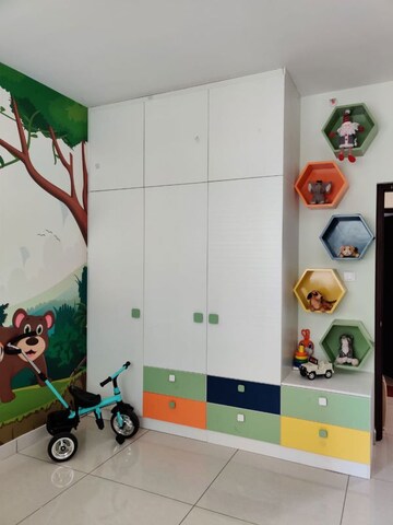 Team Area in 3.5 BHK Apartment at Prestige Lakeside Habitat, Varthur – for Rent