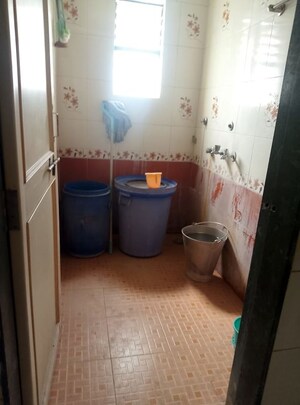 Bathroom in 2 BHK Apartment at Snehankit CHS, Aundh – for Rent