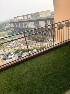 Balcony in 3 BHK Apartment at Shapoorji Pallonji Joyville Phase 2, Sector 102 – for Rent