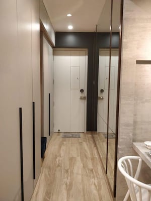 Building Lobby in 2 BHK Apartment at Rohan Ambar, Lower Parel – for Rent