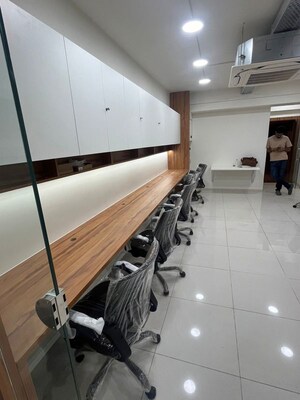 Kitchen in  Office Space at Zion Z One, Bodakdev – for Rent