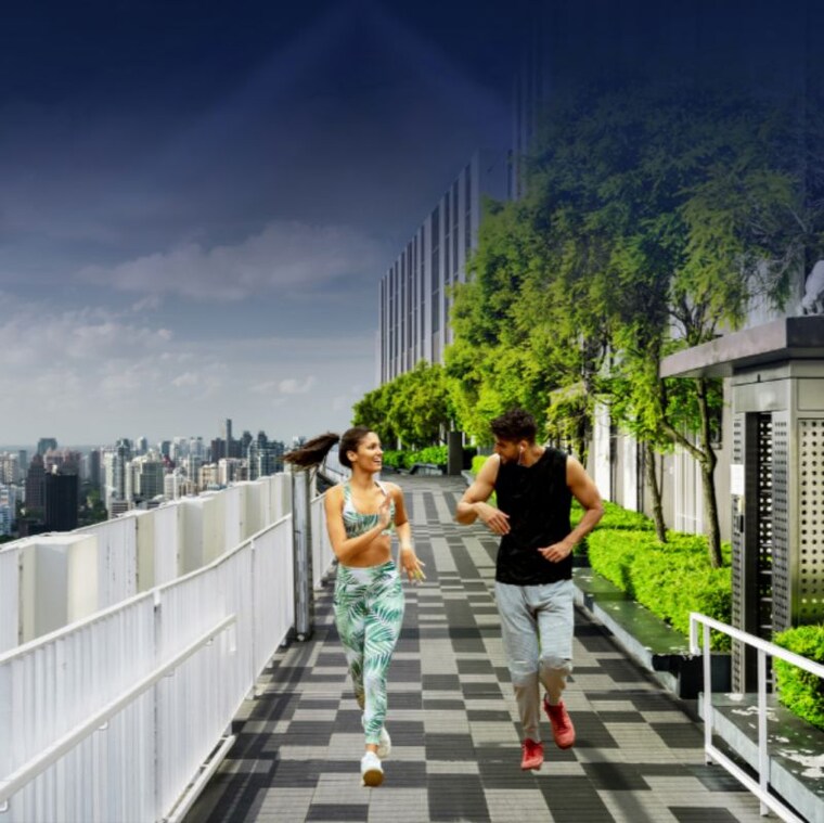 Balcony, smart-world-sky-arc 3.5 Bedroom 2690 Sq.Ft. Apartment In Dhani Gurgaon 10028850