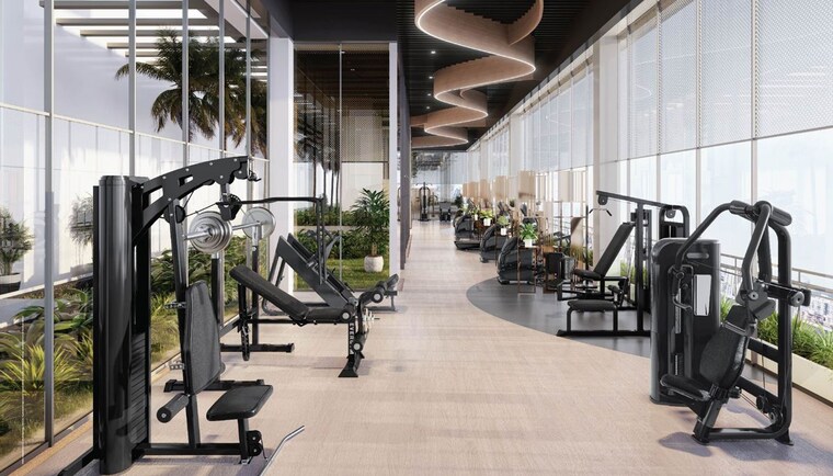 Gym, godrej-skyline 3 Bedroom 1360 Sq.Ft. Apartment In Koregaon Park Pune 10028870
