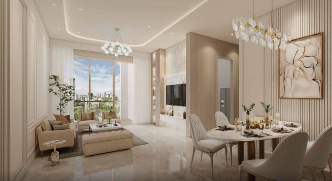 3 BHK + Servant Room 1490 Sq.Ft. Apartment in Runwal 7 Mahalaxmi