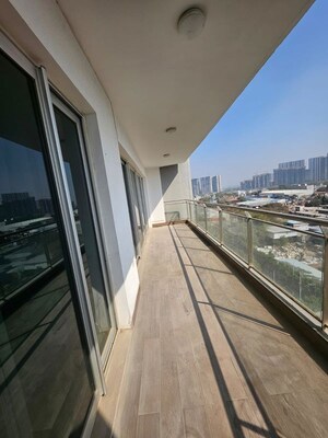 Balcony in 3.5 BHK Apartment at Tata Gurgaon Gateway, Sector 112 – for Rent