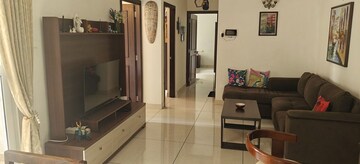 Living Room in 2.5 BHK Apartment at Prestige Lakeside Habitat, Varthur – for Rent
