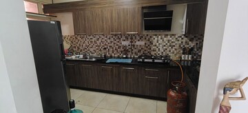 Kitchen in 2.5 BHK Apartment at Prestige Lakeside Habitat, Varthur – for Rent