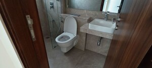 Bathroom in 3 BHK Apartment at LnT Elixir Reserve, Powai – for Rent