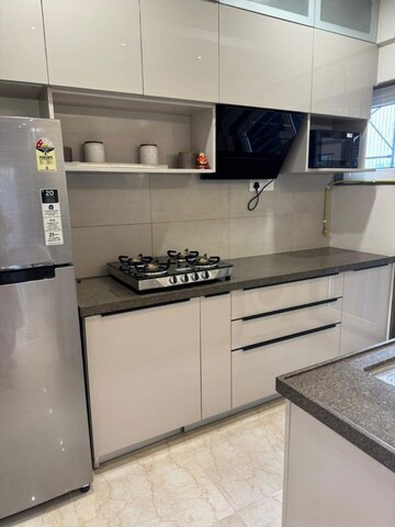 Kitchen in 3 BHK Apartment at LnT Elixir Reserve, Powai – for Rent