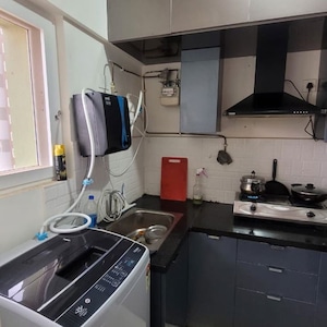 Kitchen in 1 BHK Apartment at Salarpuria Sattva Park Cubix, Devanahalli – for Rent