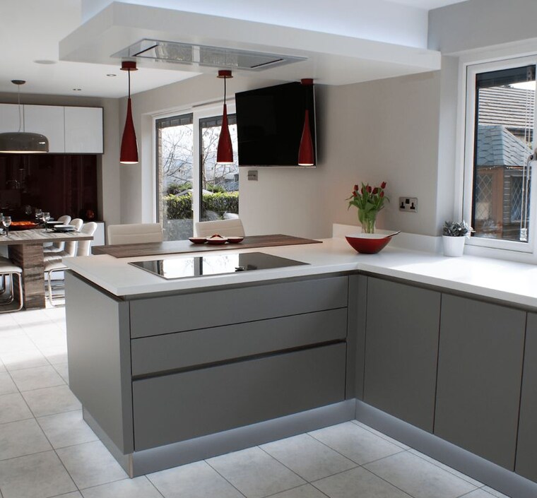 Kitchen, pitampura 4 Bedroom 1600 Sq.Ft. Apartment In Pitampura Delhi 10027424