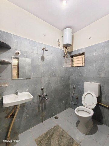 Bathroom in 1 BHK Builder Floor at Haralur Road – for Rent