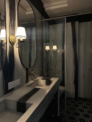 Kitchen in 4 BHK Apartment at Lodha The World Towers World One Tier 2, Worli – for Rent