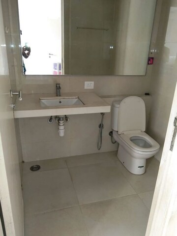 Bathroom in 3 BHK Apartment at Hiranandani Estate Rodas Enclave, Ghodbunder Road – for Rent