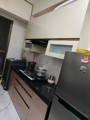 Kitchen in 1.5 BHK Apartment at Raymond Ten X Habitat, Pokhran Road No Two – for Sale