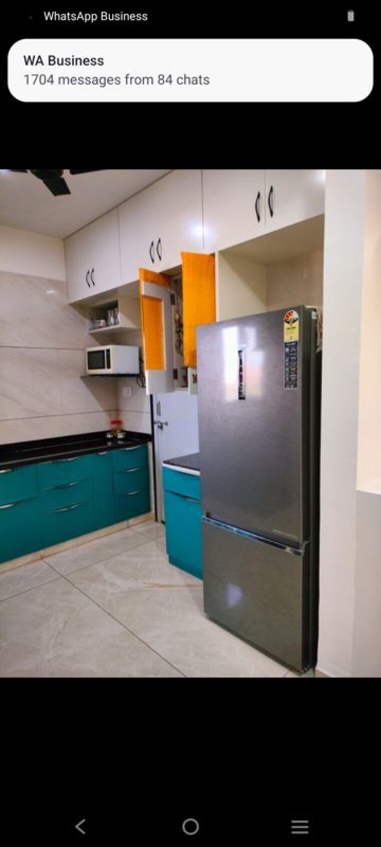 Kitchen, swastik-heights 3 Bedroom 1800 Sq.Ft. Apartment In Near Vaishno Devi Circle On Sg Highway Ahmedabad 10029419