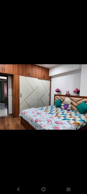 Bedroom in 3 BHK Apartment at Swastik Heights, Near Vaishno Devi Circle On Sg Highway – for Rent