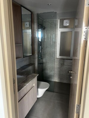 Bathroom in 3.5 BHK Builder Floor at DLF Gardencity Enclave, Sector 93 – for Rent