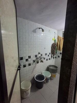 Bathroom in 1 BHK Apartment at Shree Balaji Apartment Airoli, Sector 9 Airoli – for Rent