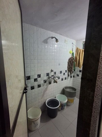 Bathroom in 1 BHK Apartment at Shree Balaji Apartment Airoli, Sector 9 Airoli – for Rent