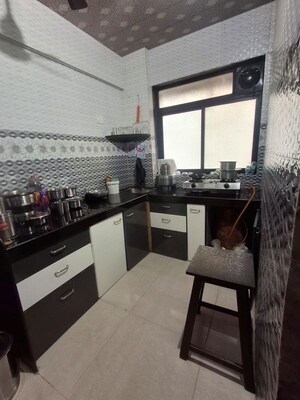 Kitchen in 1 BHK Apartment at Shree Balaji Apartment Airoli, Sector 9 Airoli – for Rent