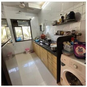 Kitchen in 1 BHK Apartment at Sagar Sanjog CHS, Andheri West – for Rent
