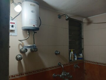 Bathroom in 2 BHK Apartment at Gala Pride Park, Manpada – for Rent