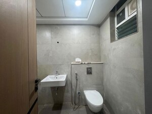 Bathroom in 3 BHK Apartment at Vamsiram West Wood, Tolichowki – for Rent