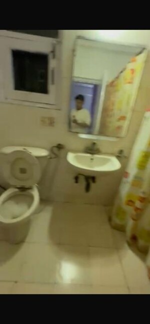 Bathroom in 4 BHK Apartment at Eldeco Golf View Apartments, Omega I Greater Noida – for Rent