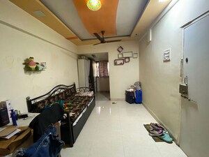 Living Room in 1 BHK Apartment at Om CHS Airoli, Airoli Sector 20 – for Rent