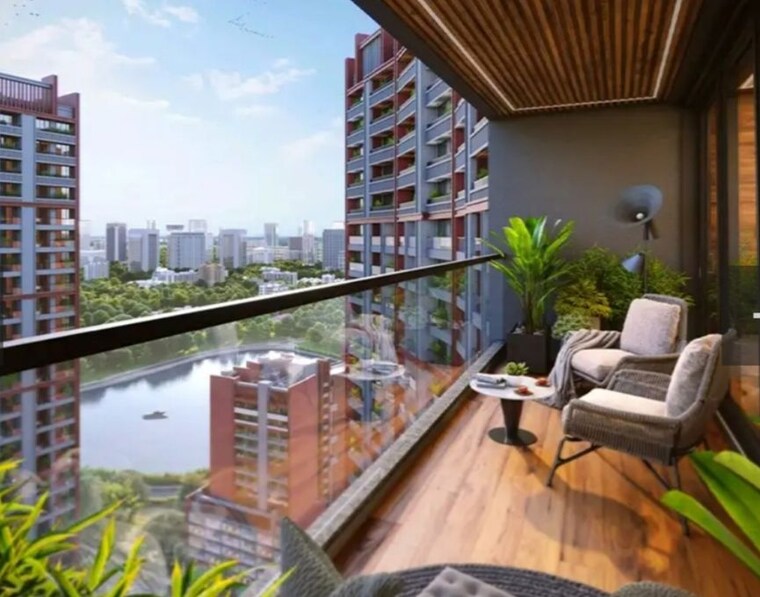 Balcony, palika-junomoneta 3 Bedroom 1040 Sq.Ft. Apartment In Kalyan West Thane 10030323