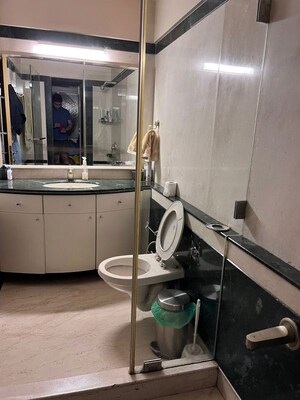 Bathroom in 3 BHK Apartment at Bandra West – for Rent